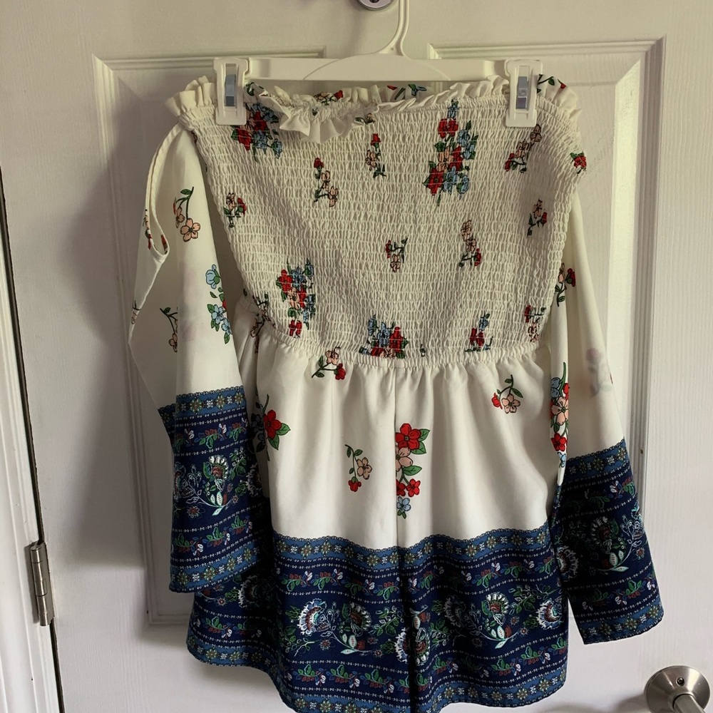 colorful detailed romper